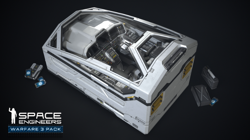 Space Engineers: Warfare 3 Revealed - Jump Detection, Fighter Cockpit — иллюстрация официального анонса