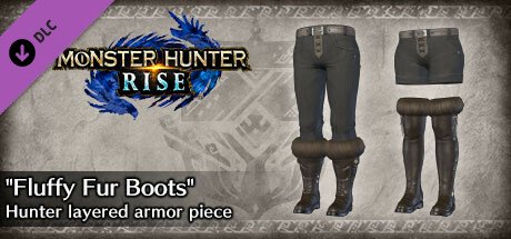 Monster Hunter Rise - "Fluffy Fur Boots" Hunter layered armor piece — Steam