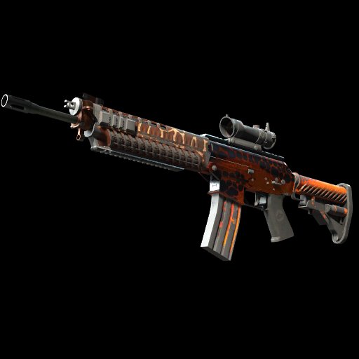 SG 553 | Tiger Moth (Battle-Scarred)