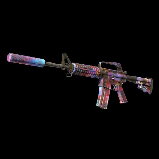 M4A1-S | Glitched Paint (Well-Worn)