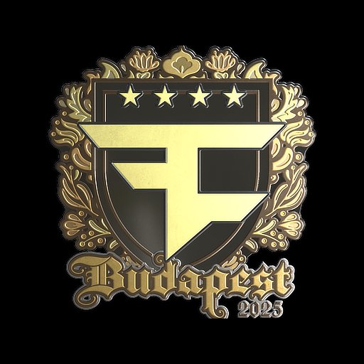 Sticker | FaZe Clan (Gold) | Budapest 2025