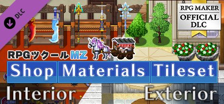 RPG Maker MZ - Shop Materials Tileset - Interior / Exterior — Steam