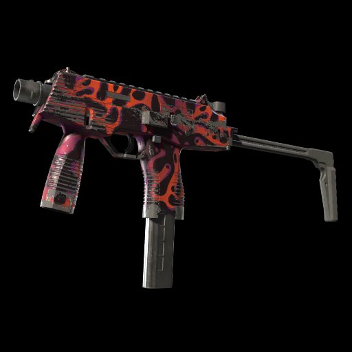MP9 | Ruby Poison Dart (Field-Tested)
