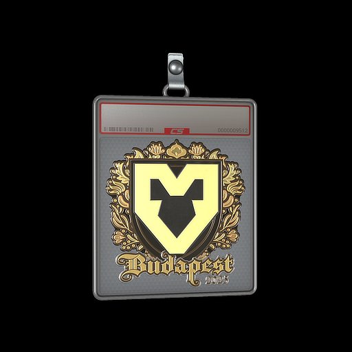 Sticker Slab | MOUZ (Gold) | Budapest 2025