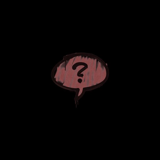 Sealed Graffiti | Question Mark (Brick Red)