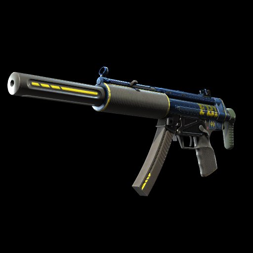 StatTrak™ MP5-SD | Agent (Well-Worn)