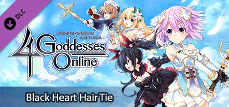 Cyberdimension Neptunia: 4 Goddesses Online - Black Heart Hair Tie
