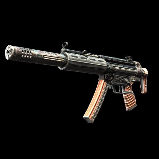 StatTrak™ MP5-SD | Gauss (Minimal Wear)