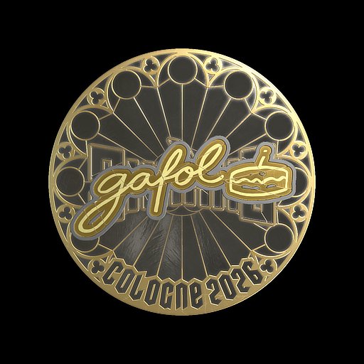 Sticker | gafolo (Gold) | Cologne 2026