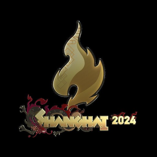 Sticker | Passion UA (Gold) | Shanghai 2024